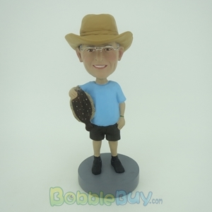 Picture of Fisherman With Fish Bobblehead