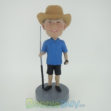 Picture of Fisherman With Rod Bobblehead