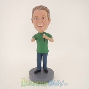Picture of Happy Singing Man Bobblehead