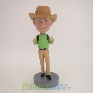 Picture of Cowboy In Brown Hat Bobblehead