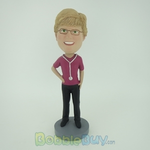 Picture of Female Doctor Bobblehead