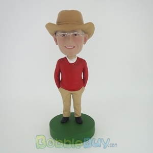 Picture of Cowboy In Red TShirt Bobblehead