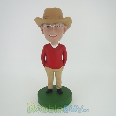 Picture of Cowboy In Red TShirt Bobblehead