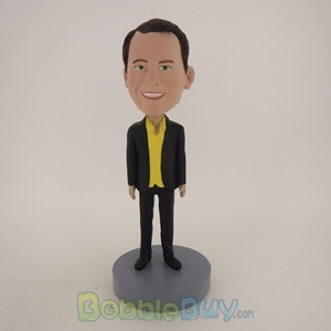 Picture of Man In Black And Yellow Suit Bobblehead