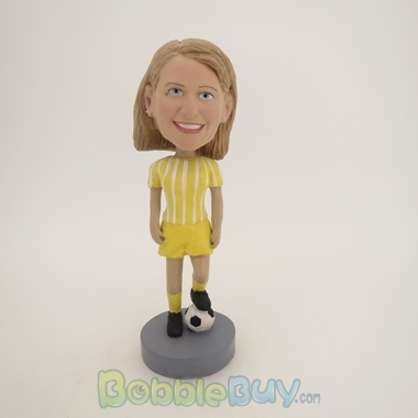 Picture of Female Soccer Player Bobblehead