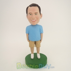 Picture of Man In Blue and Brown Bobblehead