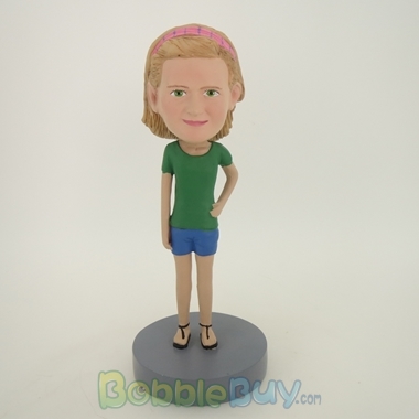 Picture of Green Sleeves Girl Bobblehead