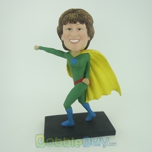 Picture of Green Superwoman Bobblehead