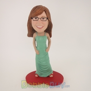 Picture of Hawaii Skirt Woman Bobblehead