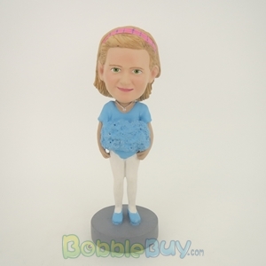 Picture of Light Blue Clothes Girl Bobblehead