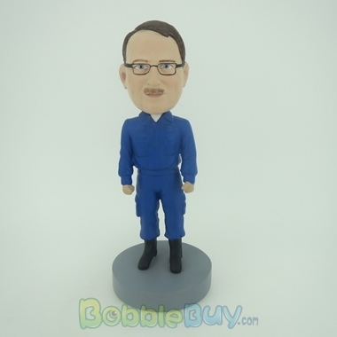 Picture of Man In Blue Uniform Bobblehead