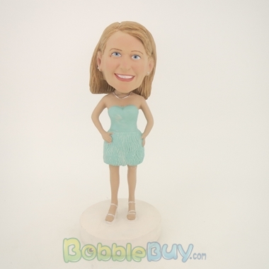 Picture of Light Full Dress Girl Bobblehead