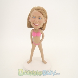 Picture of Pink Bikini Woman Bobblehead