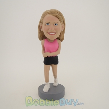 Picture of Pink Jogging Girl Bobblehead