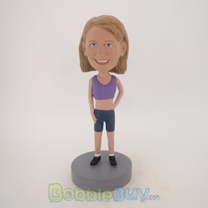 Picture of Purple Vest Girl Bobblehead