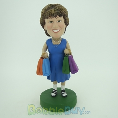 Picture of Shopping Woman Bobblehead
