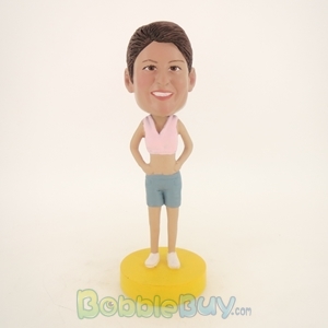 Picture of Short Vest Woman Bobblehead