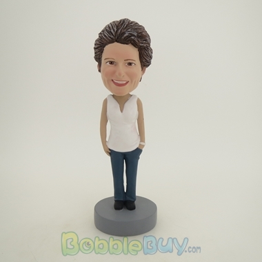Picture of White Clothes Mother Bobblehead
