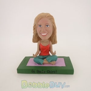 Picture of Yoga Woman Bobblehead