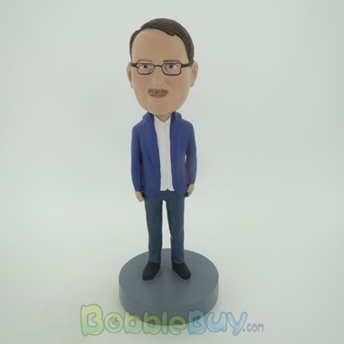 Picture of Man In Casual Jacket And Jean Bobblehead