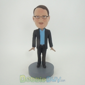 Picture of Man In Formal Black Suit Bobblehead