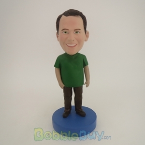 Picture of Man In Green And Black Bobblehead