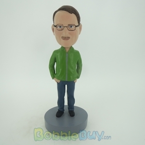 Picture of Man In Green Coat Bobblehead