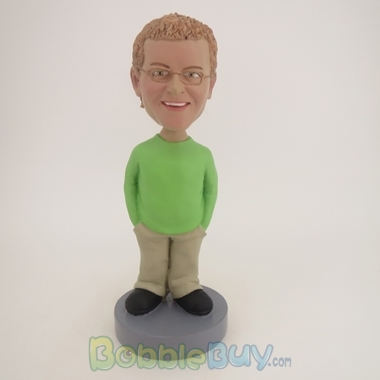 Picture of Man In Green With Big Shoe Bobblehead