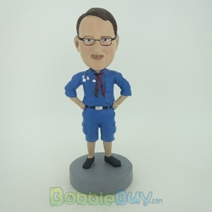 Picture of Man In Pure Blue Jacket Bobblehead