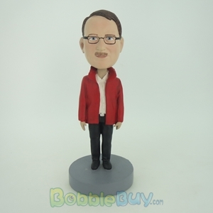Picture of Man In Red Jacket Bobblehead