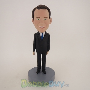 Picture of Man In Suit Smiling Bobblehead
