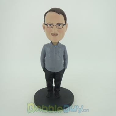 Picture of Man In Work Suit Bobblehead