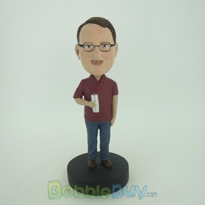 Picture of Man With A Bottle Of Water Bobblehead
