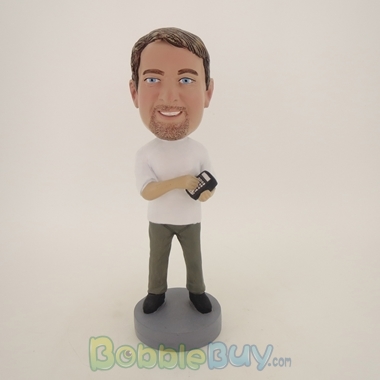 Picture of Man With Calculator In Hand Bobblehead