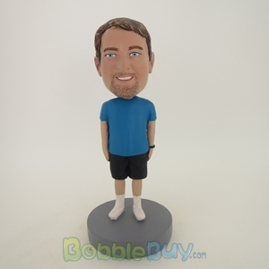 Picture of Nice Looking Beard Casual Man Bobblehead