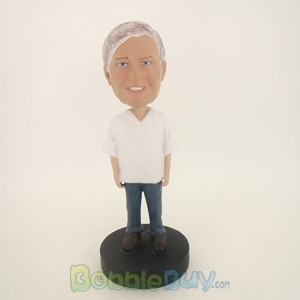 Picture of Old Man In White TShirt Bobblehead