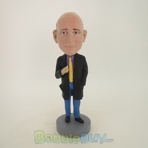 Picture of Old Man Smoking Bobblehead