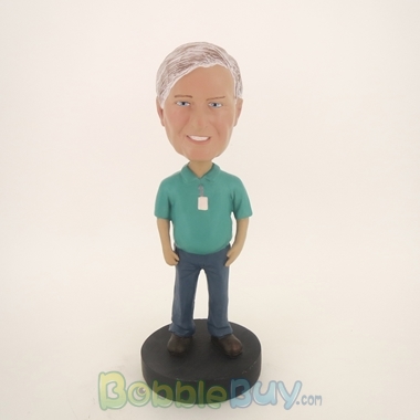 Picture of Older Man In Casual Style Clothing Bobblehead