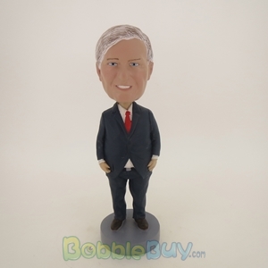 Picture of Serious Old Business Man Bobblehead