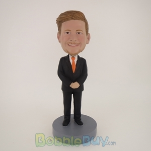 Picture of Smiling Business Man Bobblehead