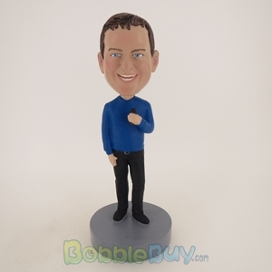 Picture of Smiling Casual Man Bobblehead