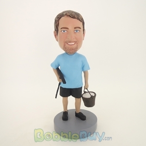 Picture of Man Doing Earth Work Bobblehead