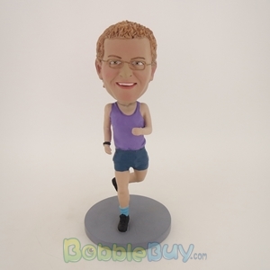 Picture of Running Man In Purple Vest Bobblehead