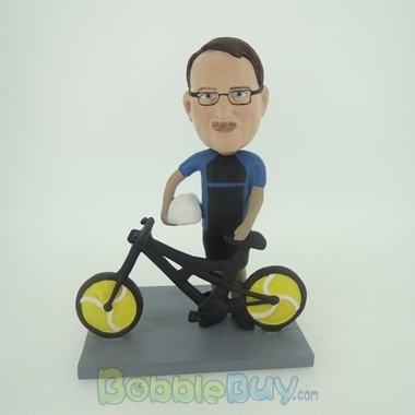 Picture of Man & Bicycle Bobblehead