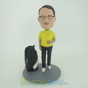 Picture of Man & Golf Bag Bobblehead