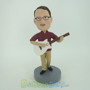 Picture of Male With Acoustic Guitar Bobblehead