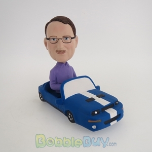 Picture of Man In Blue Car Bobblehead