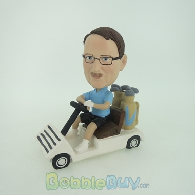 Picture of Man In Kart Bobblehead