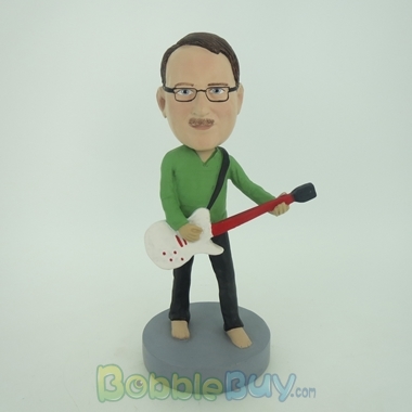 Picture of Male Guitar Player Bobblehead