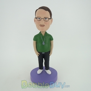 Picture of Referee With Green Shirt Bobblehead
